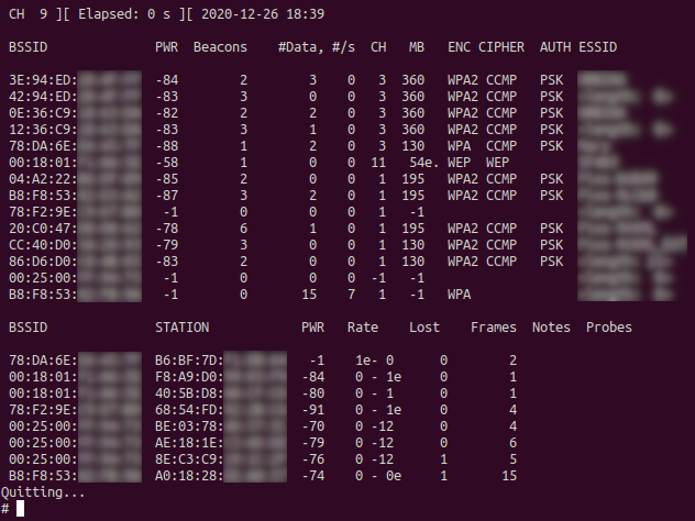 airodump-ng