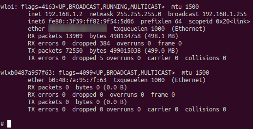 ifconfig